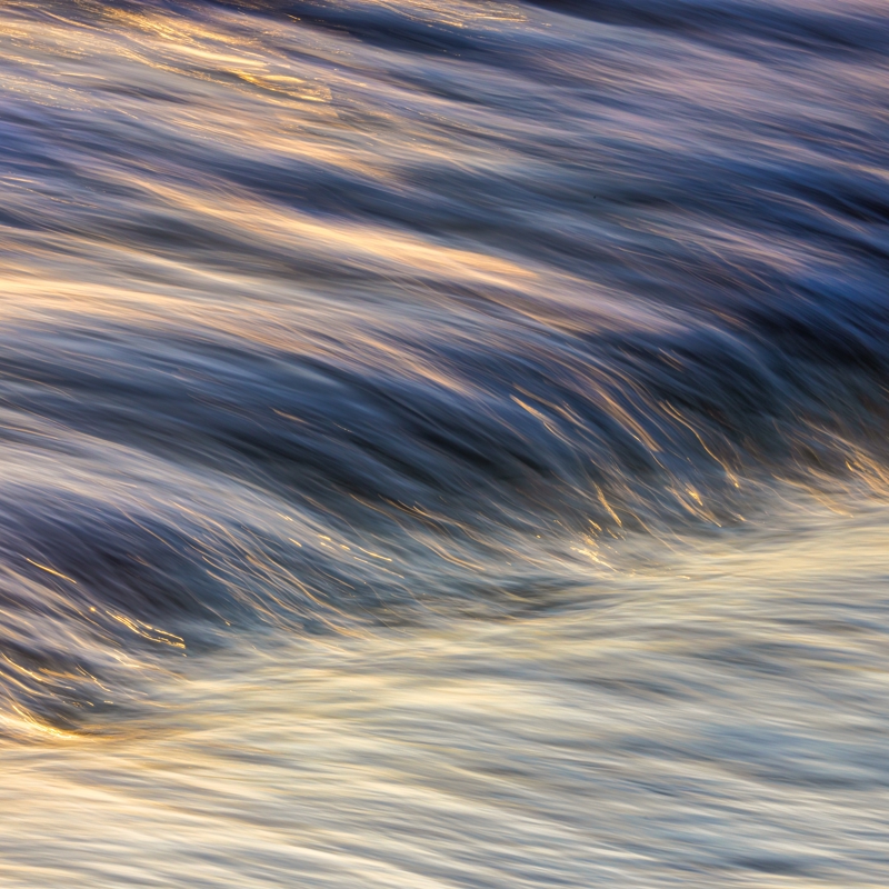 Abstract image of waves in motion