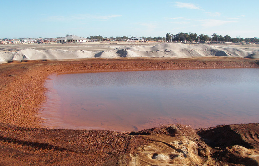 groundwater and soil management on development site - location and date unknown