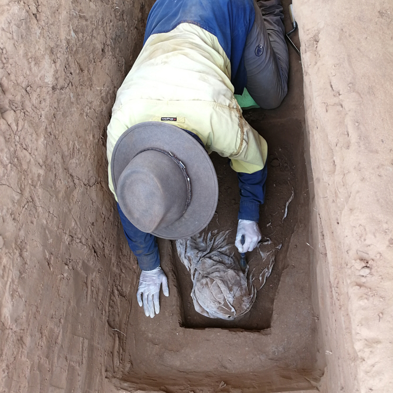 Archaeologists performing excavations at Fitzroy Crossing