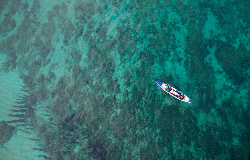ocean with boat