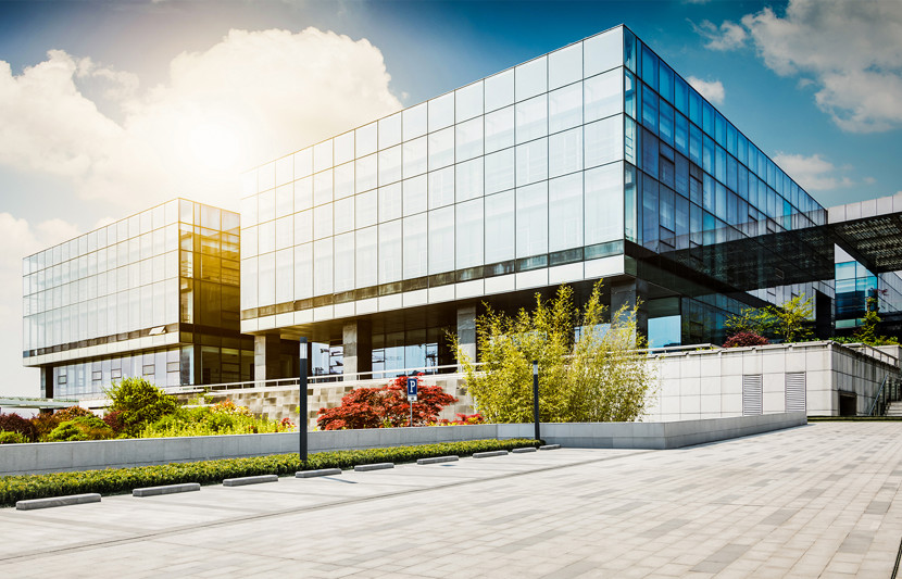 Large modern office building