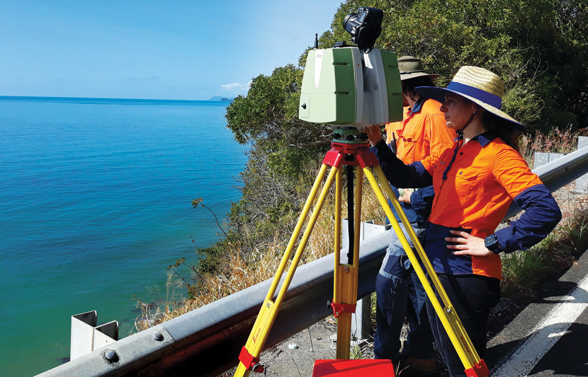 Surveying at Rex Lookout