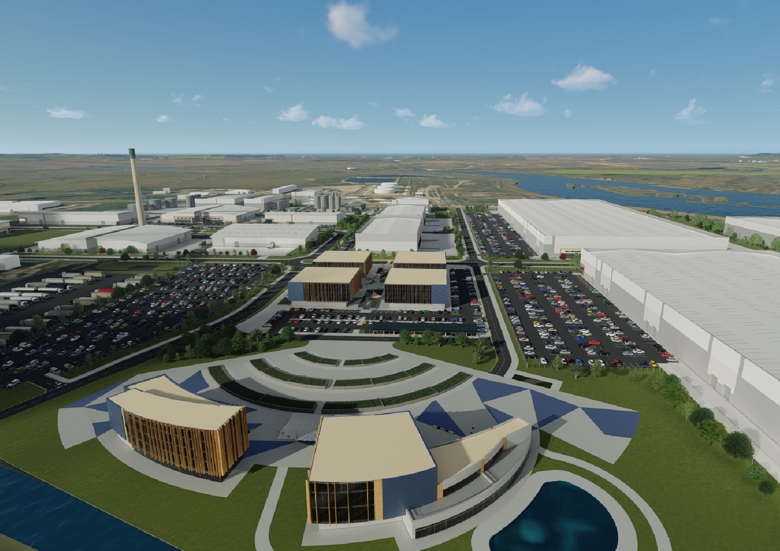 Thames Enterprise park - Conference Centre CGI