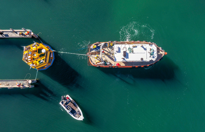 Floating lidar sea trial metocean measurement