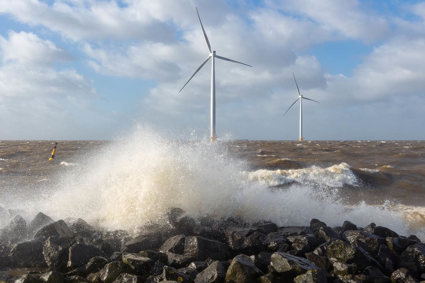 REMS on at an offshore wind farm site