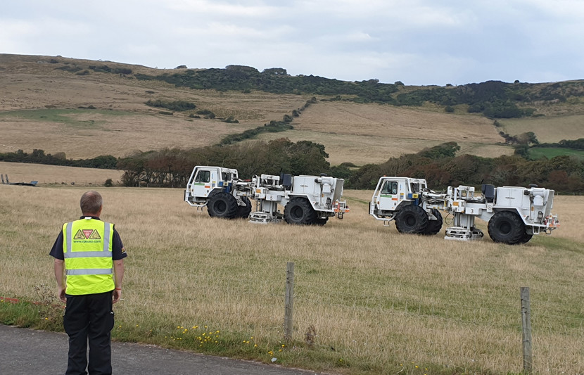 UXO support for seismic survey in Dorset