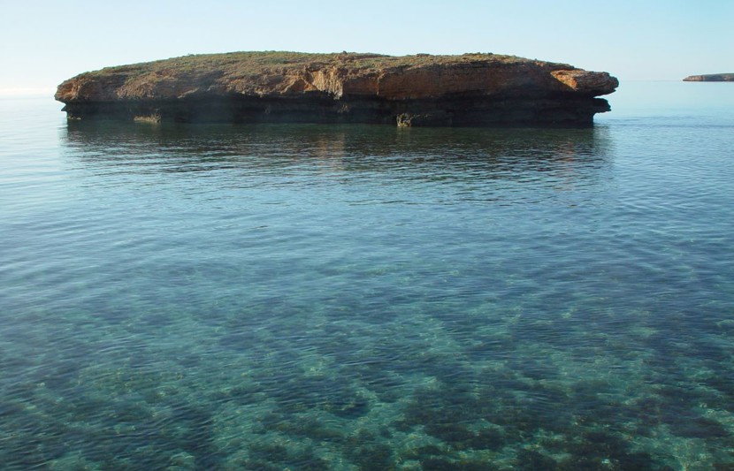 Sea surrounding Barrow Island WA