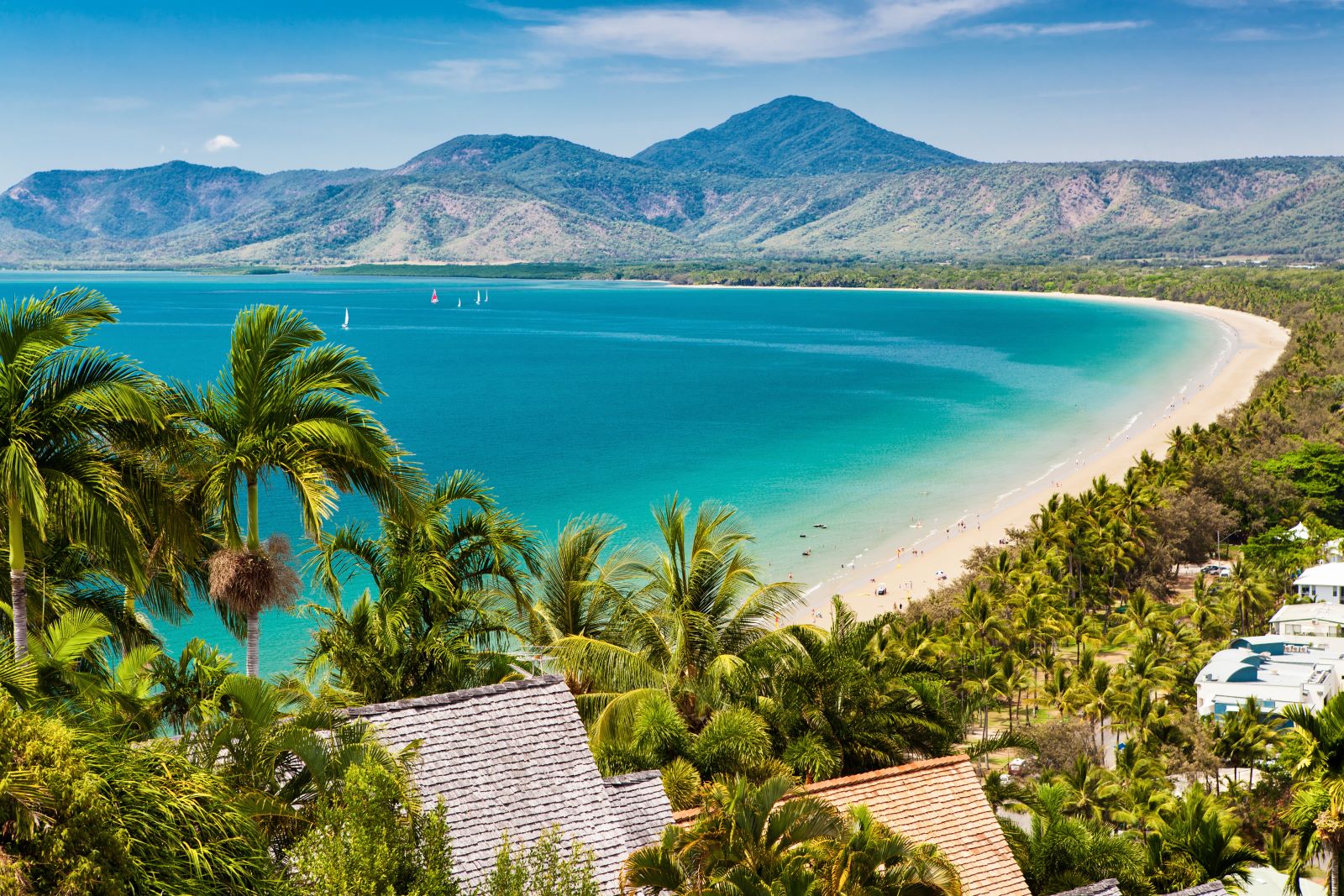 Port Douglas beach and ocean