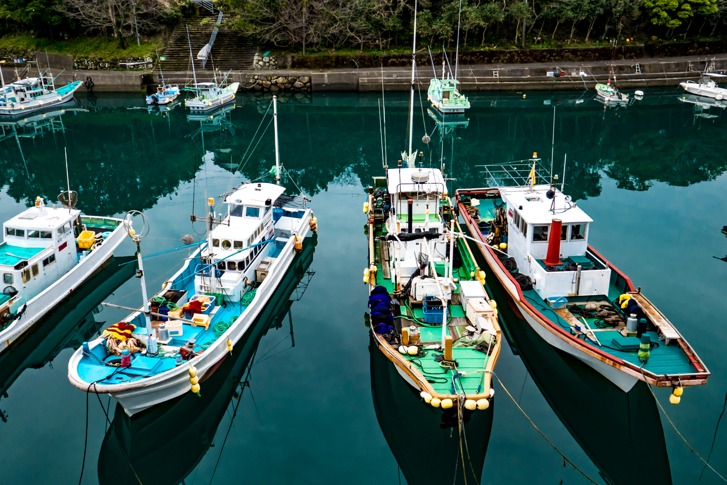 fishing boats