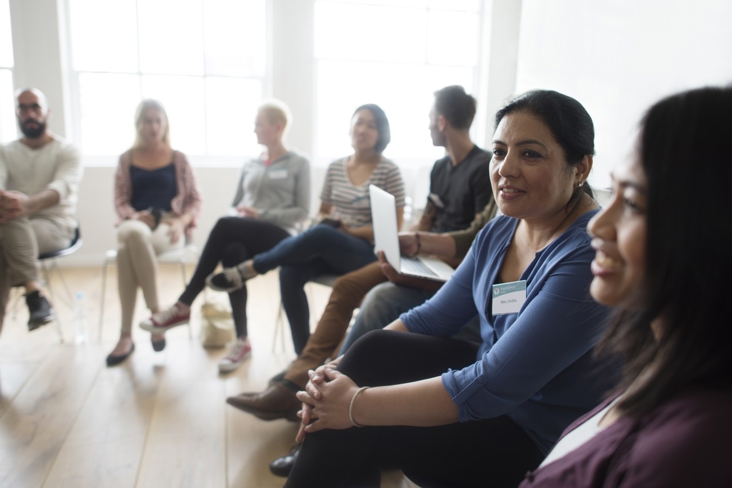 Group of people participating in a community engagement session