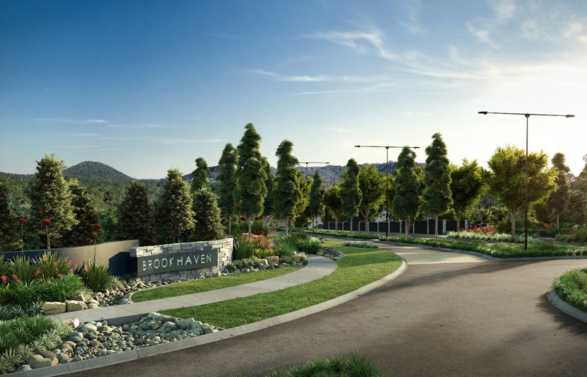 Brookhaven residential estate entry