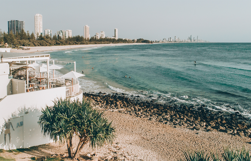 Burleigh Beach Pavilion on the Gold Coast