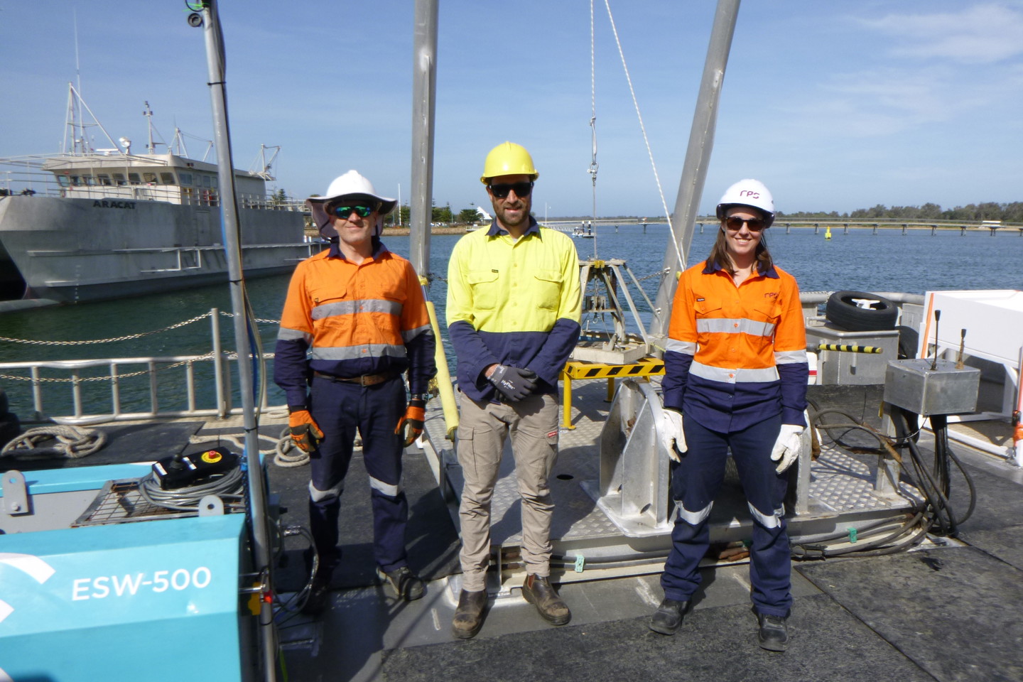 Team prepares for benthic survey for Star of the South project
