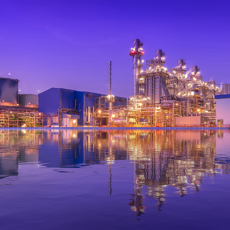 Natural gas power plant