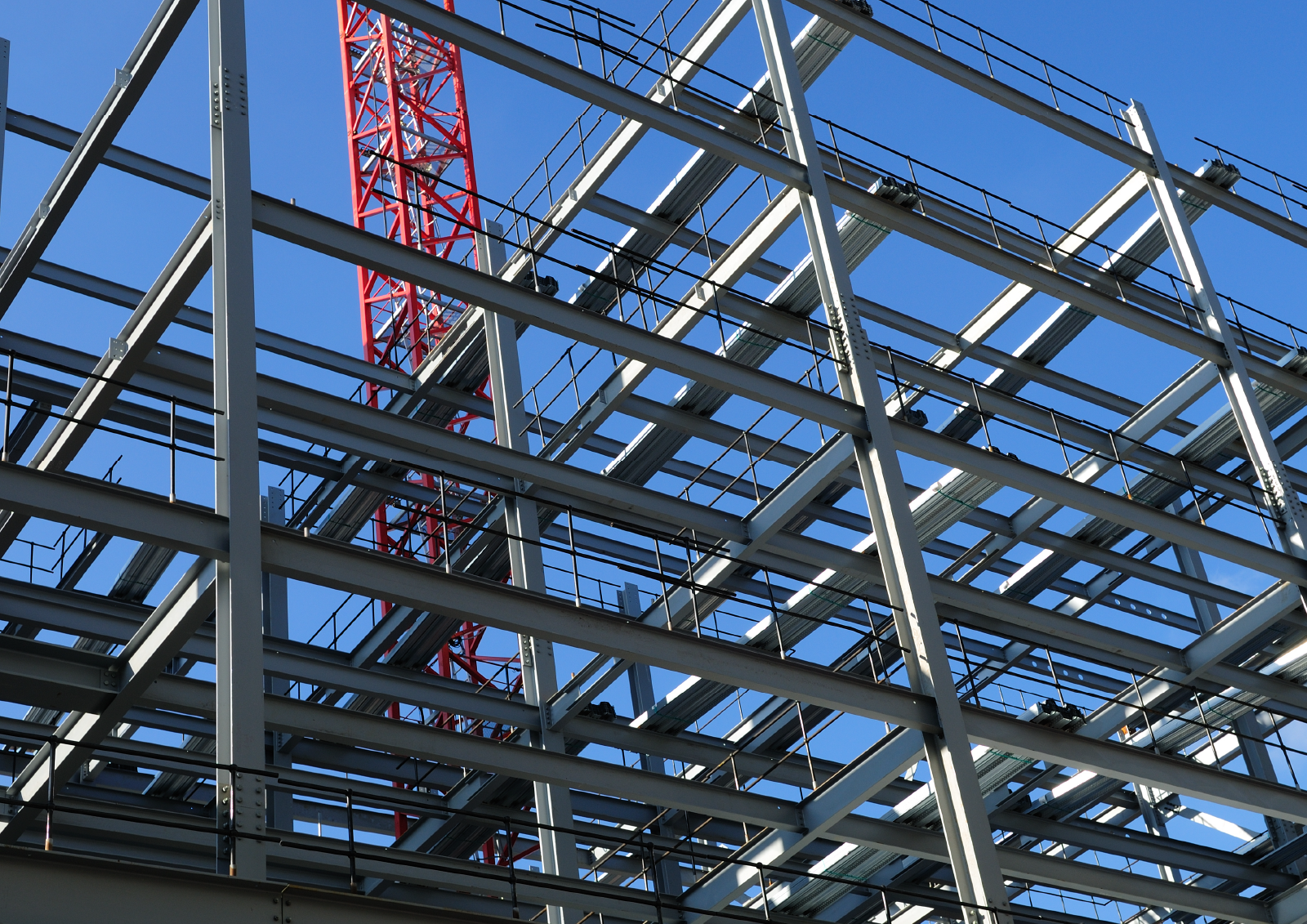 Steel internal building structure 