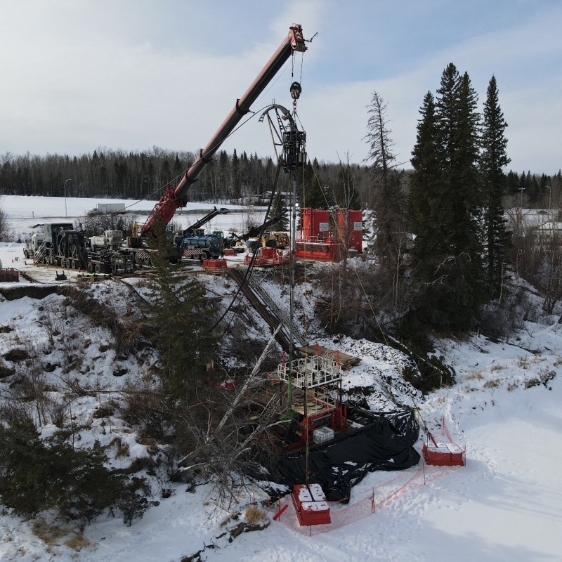 equipment used for the Abandonment of the GSC#1 Well in Athabasca