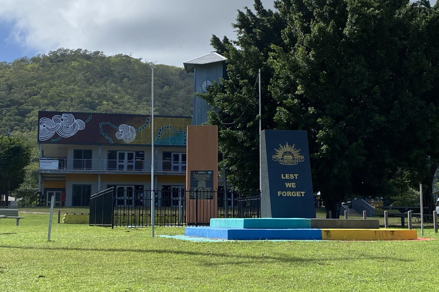 Palm Island Town Centre memorial