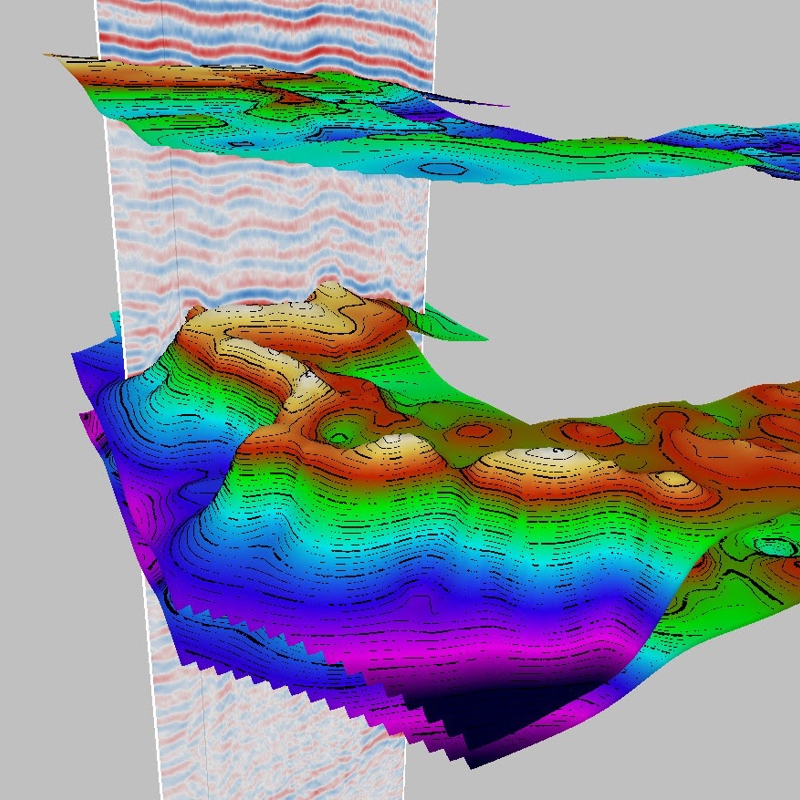 Geological model for Clark Lake Geothermal project