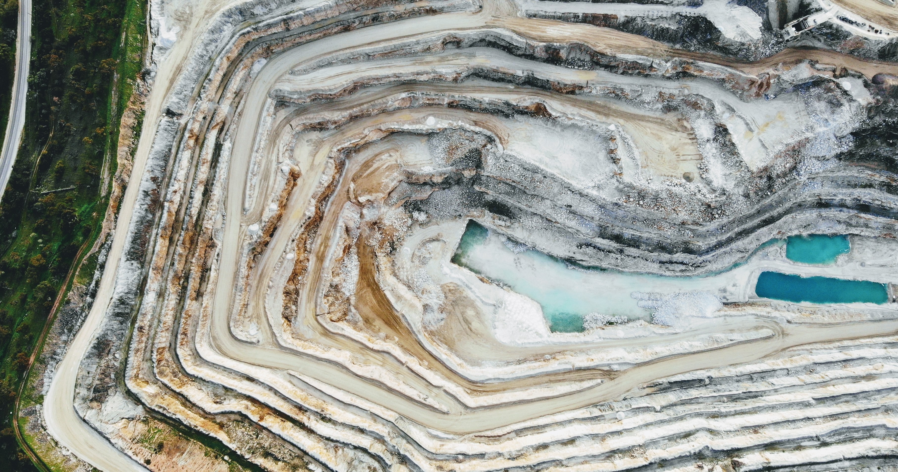 large quarry site