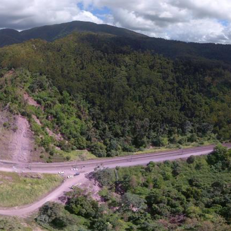 Drone imagery of Tropical Cyclone Debbie's affect. 