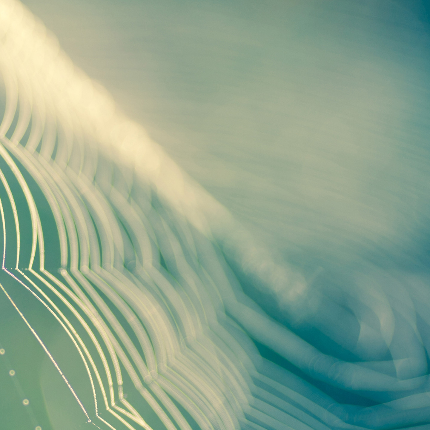 Abstract image with blue background and lines