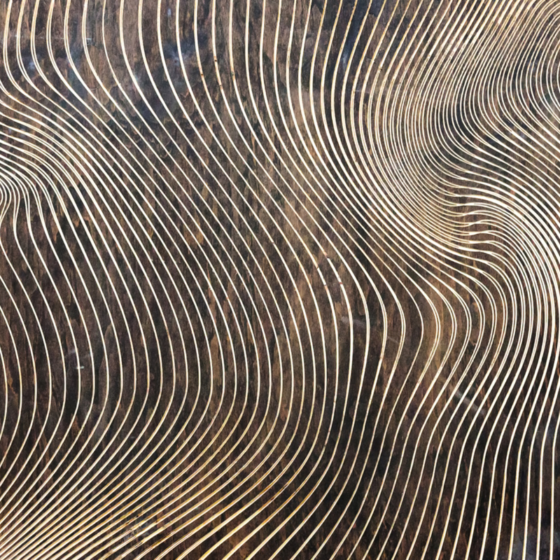 Aerial shot of abstract nature with lines