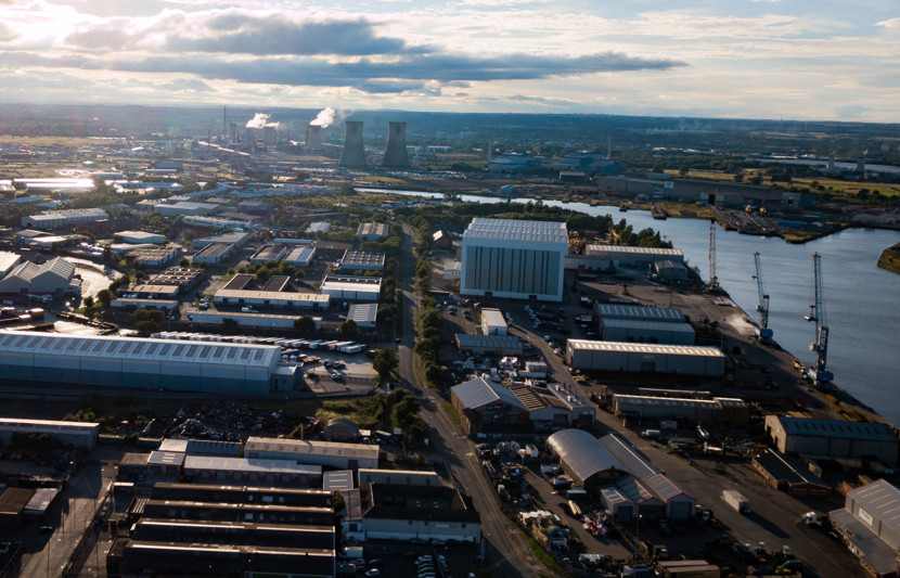 industrial view of the Middlesbrough skyline