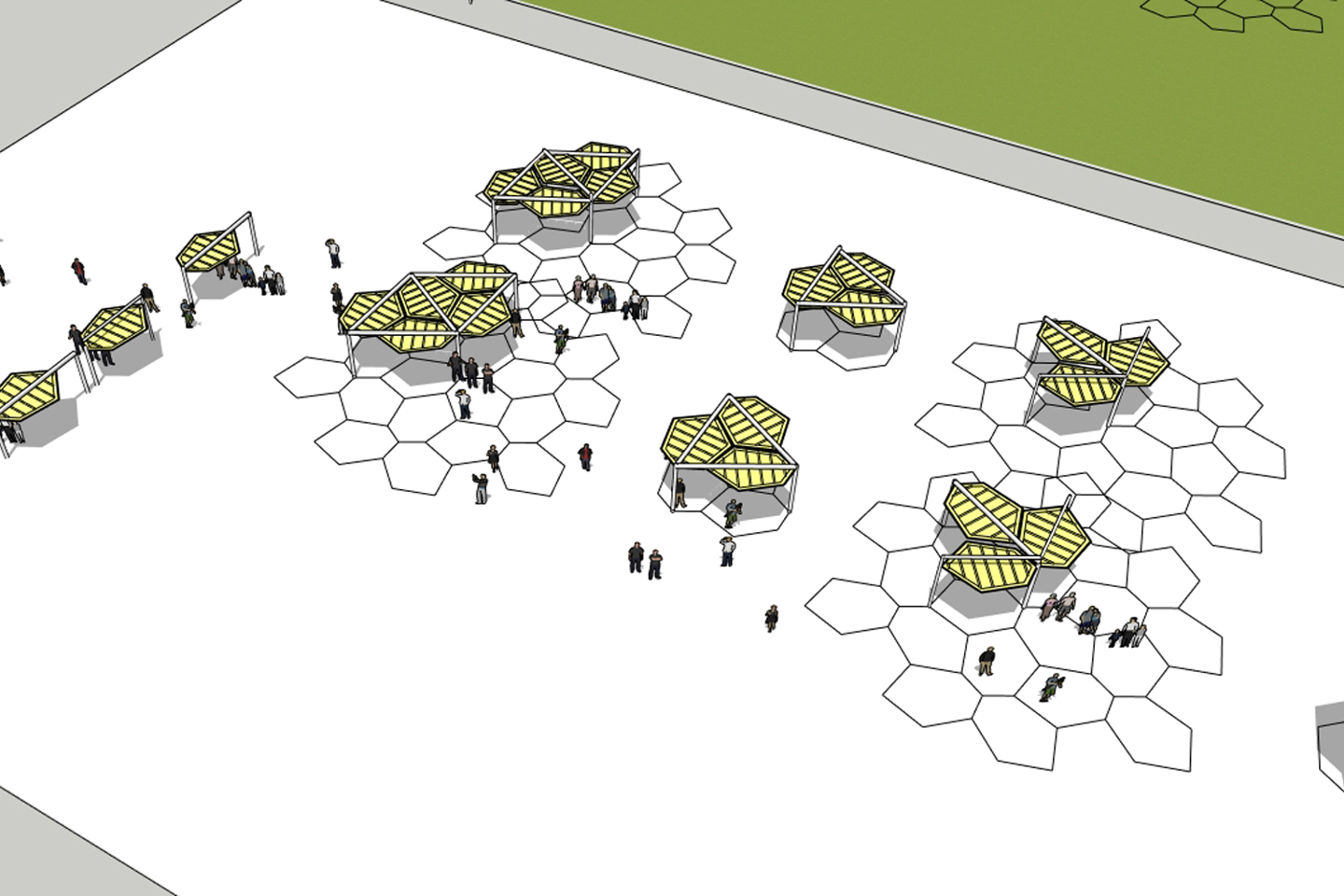 The Pandanus Modular Shade System concept design by RPS 