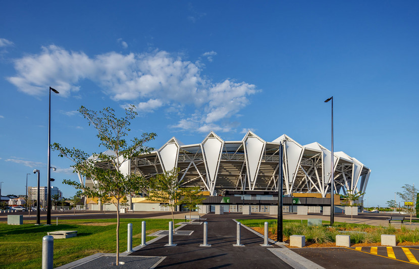 Queensland Country Bank Stadium. Image credit: Andrew Rankin