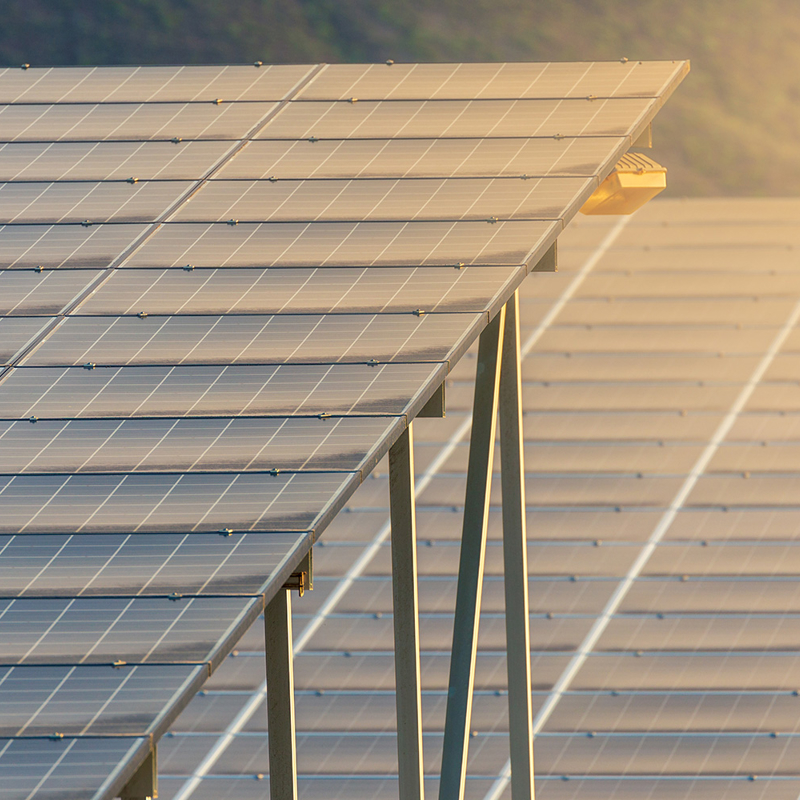 Solar Panels Closeup