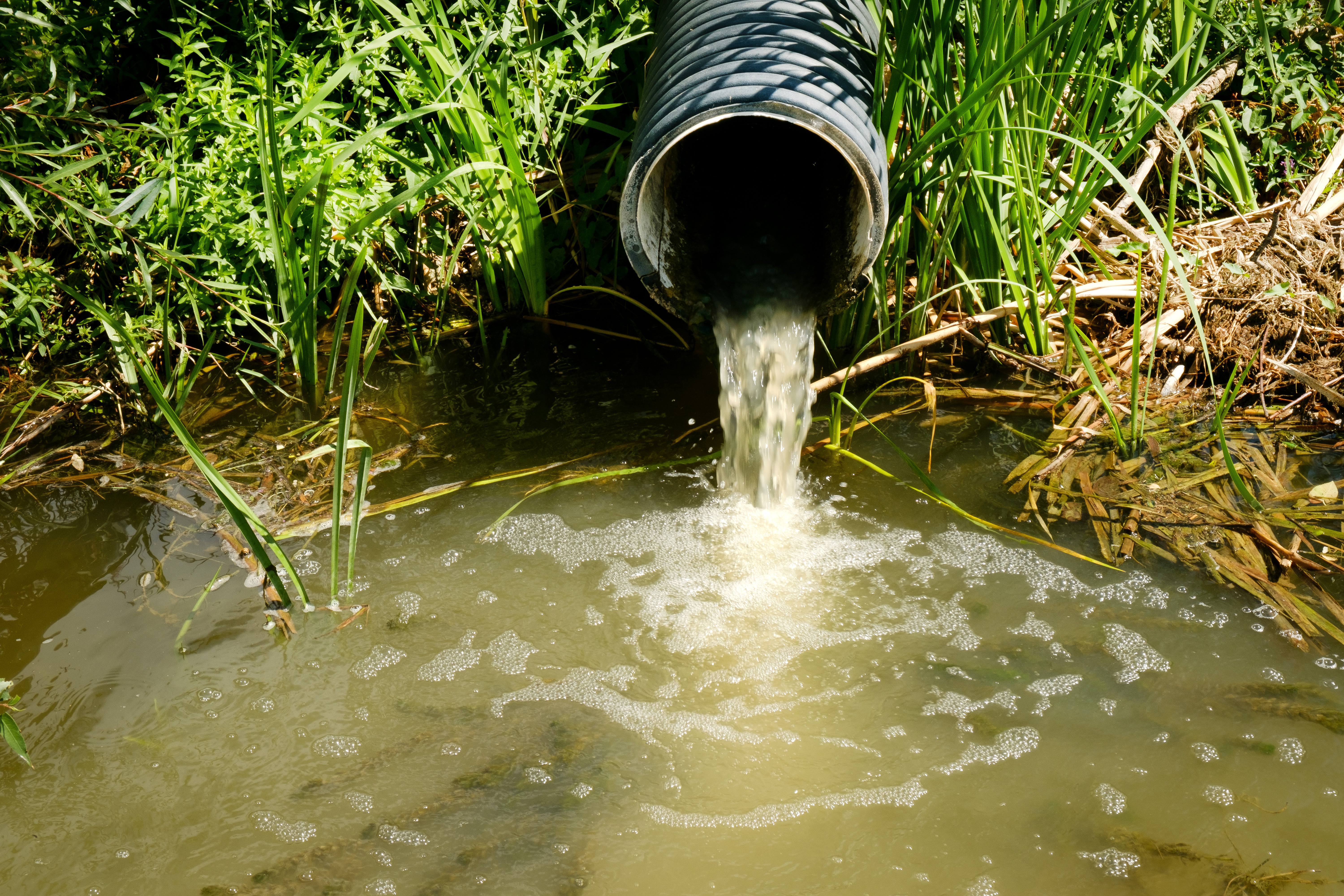 Wastewater Discharge (Outfall Into River)