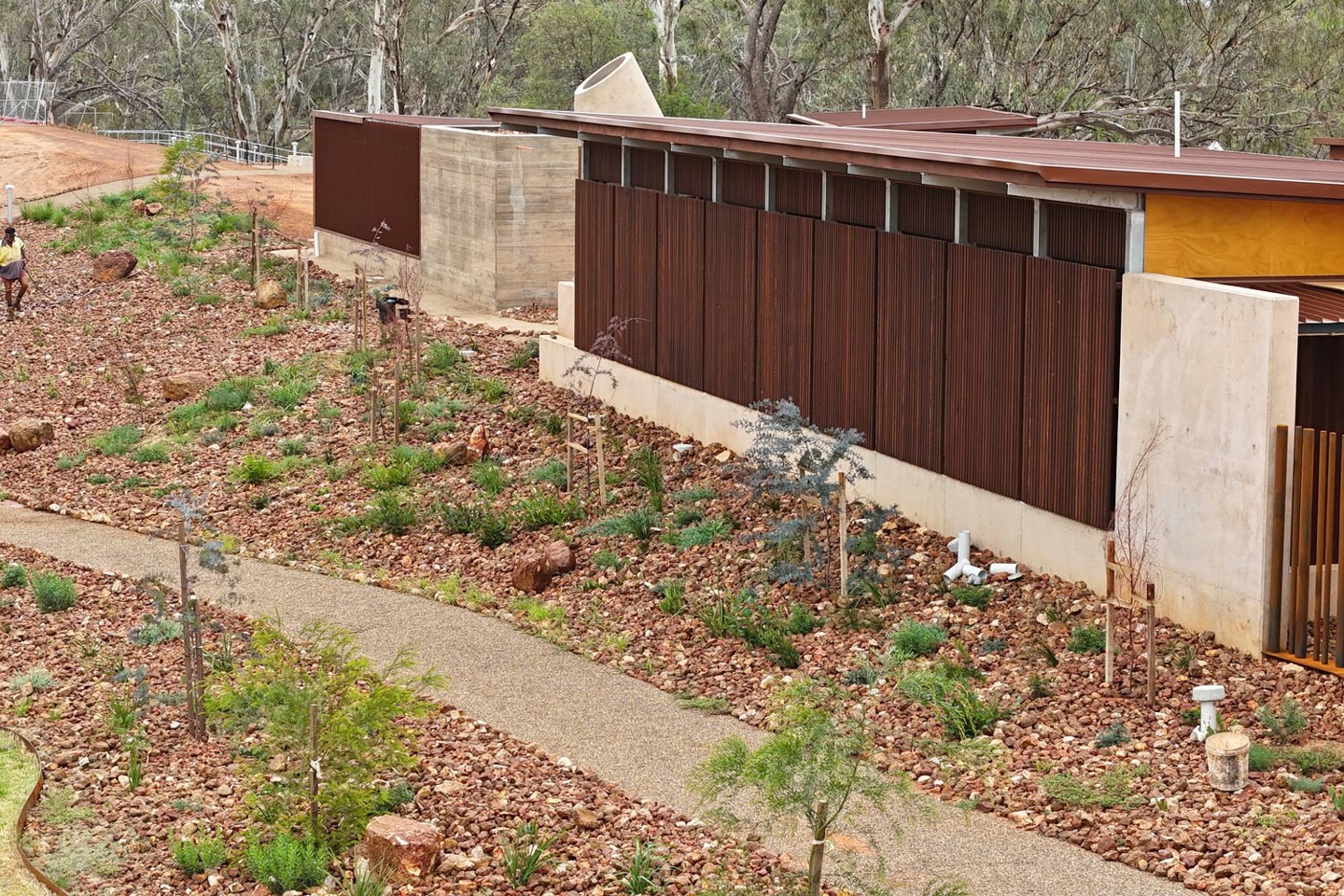 Cunnamulla Hot Springs and River Walk facilities, recipient of the Landscape Architecture Award in the Tourism category.