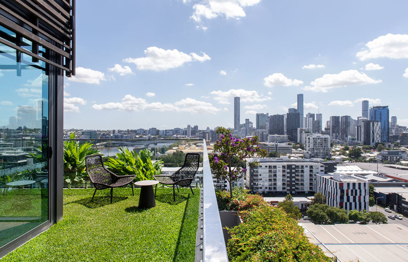 TreeHouse by Aria – incorporating greenery into apartment living in Brisbane, Queensland. Image credit: Cathy Schusler