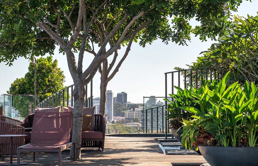 TreeHouse by Aria – incorporating greenery into apartment living in Brisbane, Queensland. Image credit: Cathy Schusler
