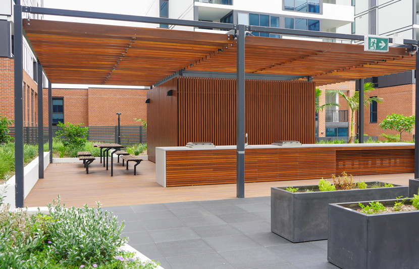 Spring Square's shared open spaces