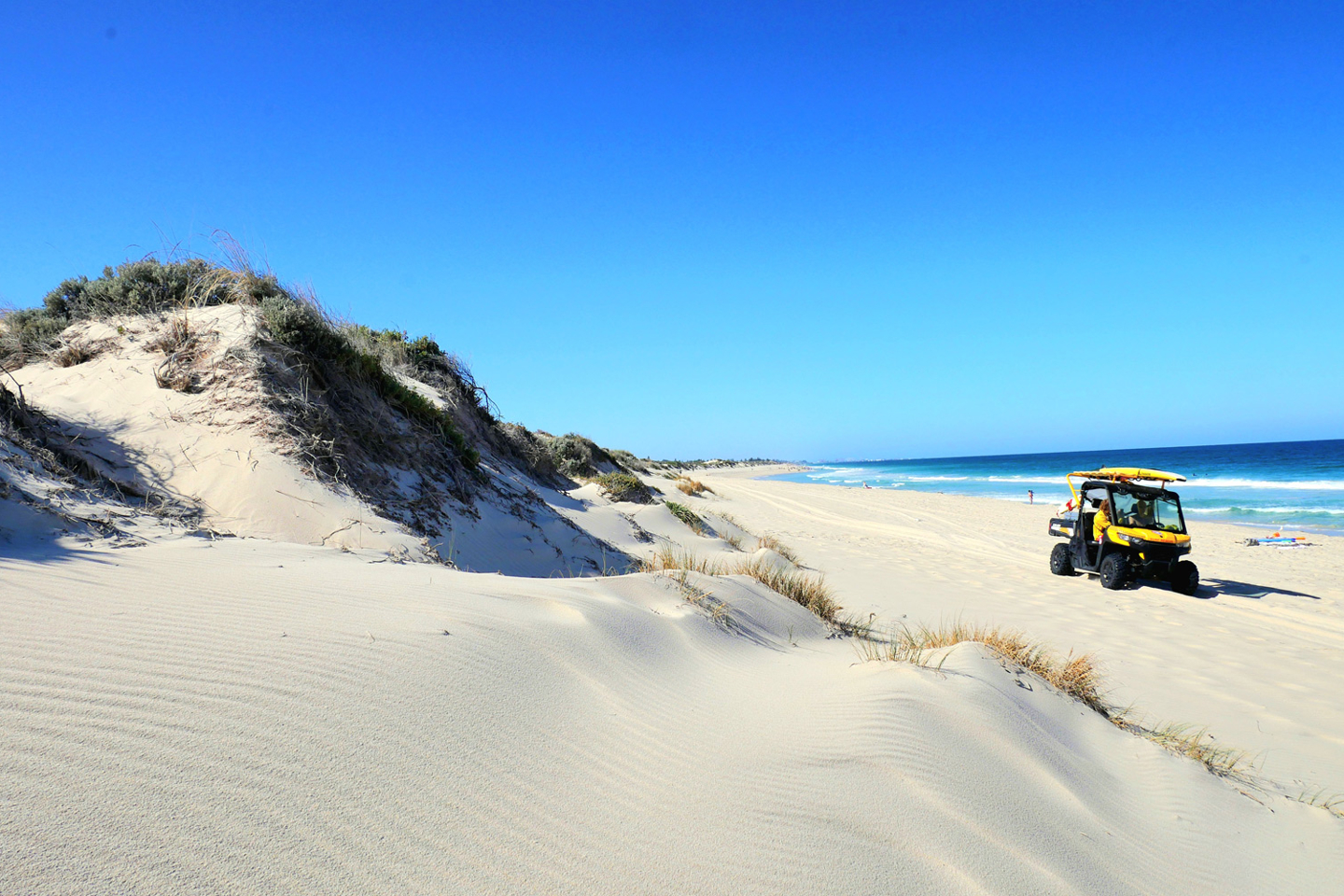 The sand dunes in Scarborough, Perth