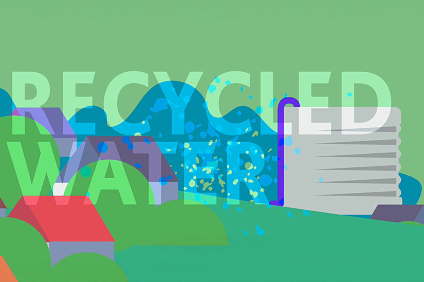 Sunbury's Water Future creative concept - recycled water