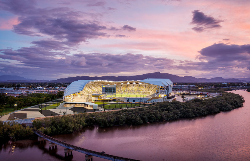 Queensland Country Bank Stadium. Image credit: Andrew Rankin