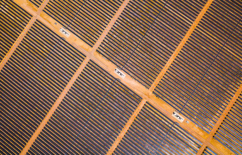 Solar Farm Australian Desert