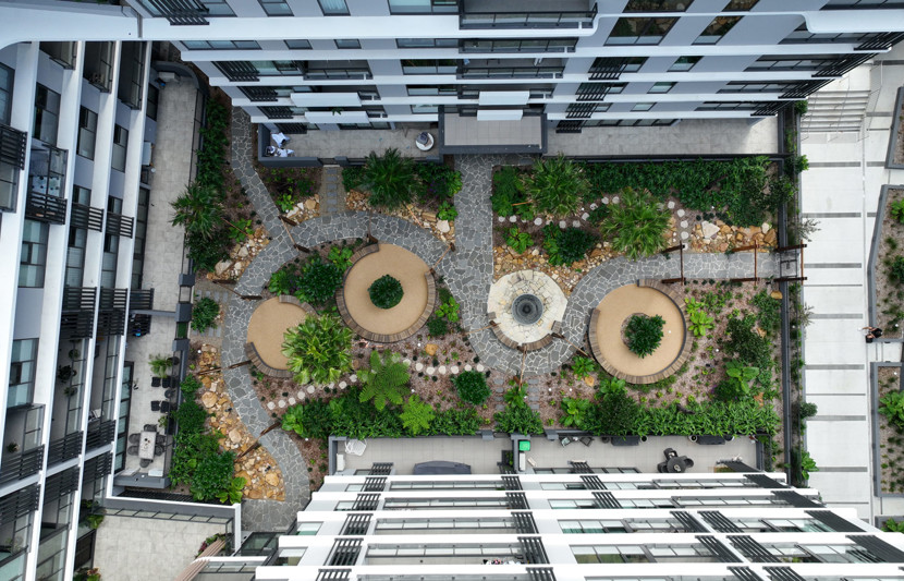 Chateau Development aerial view