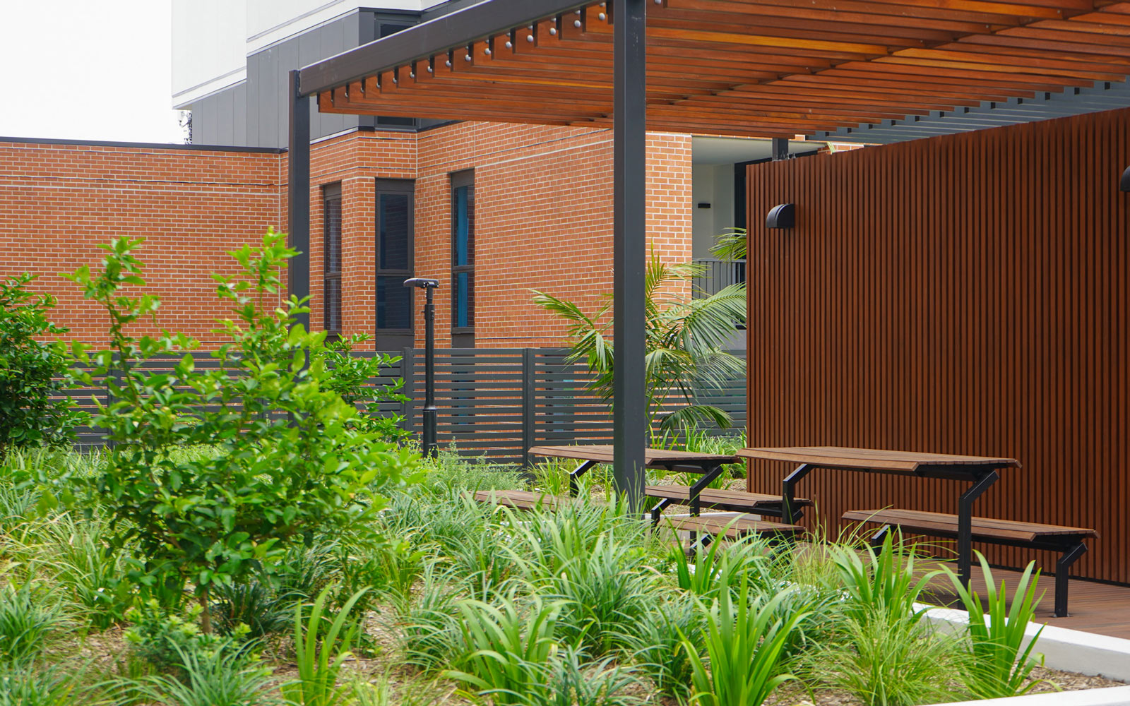 Open spaces and lush greenery in Spring Square, Bankstown