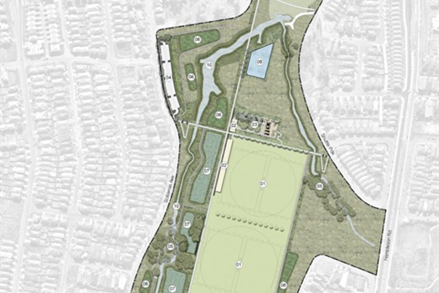 A birds-eye view of development sites and capital works program within the Blacktown City Council. 
