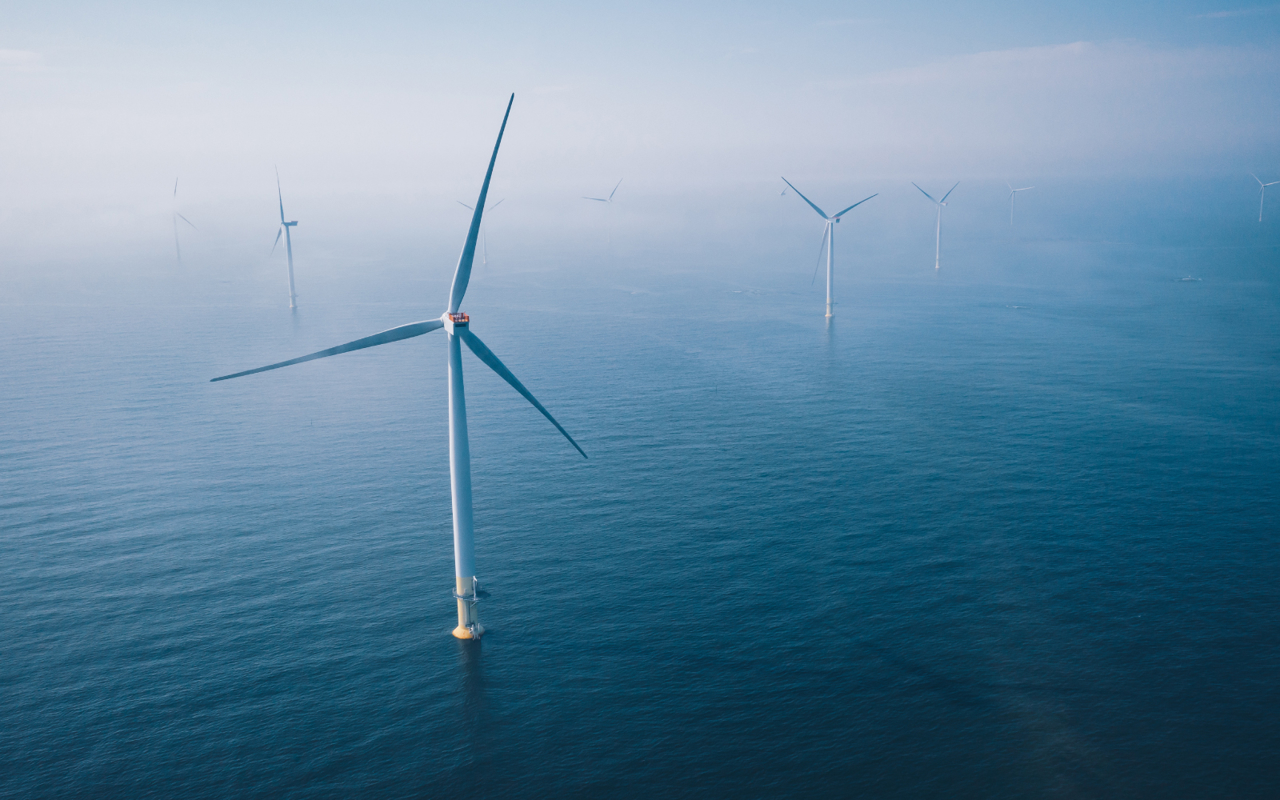 photo of offshore wind farm
