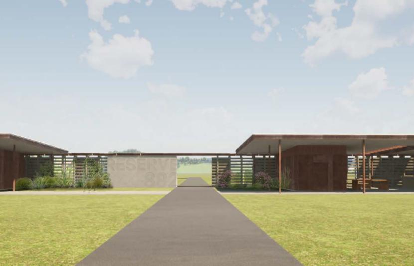 Recreational facilities such as picnic tables and playgrounds within the Blacktown City Council which are being developed.