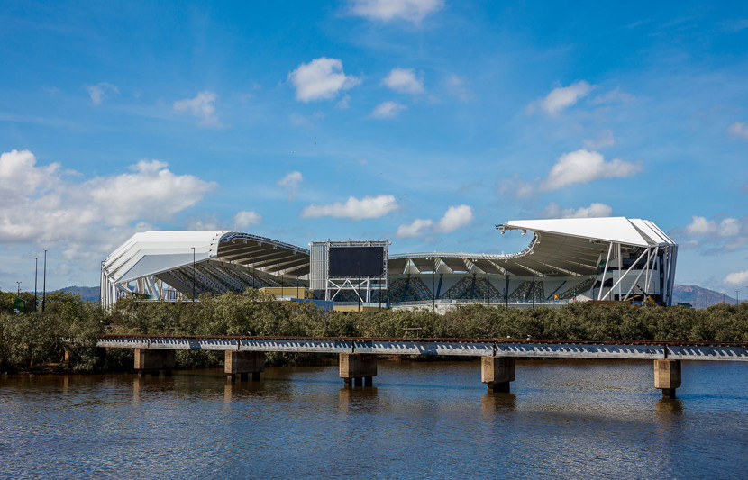 Queensland Country Bank Stadium. Image credit: Andrew Rankin