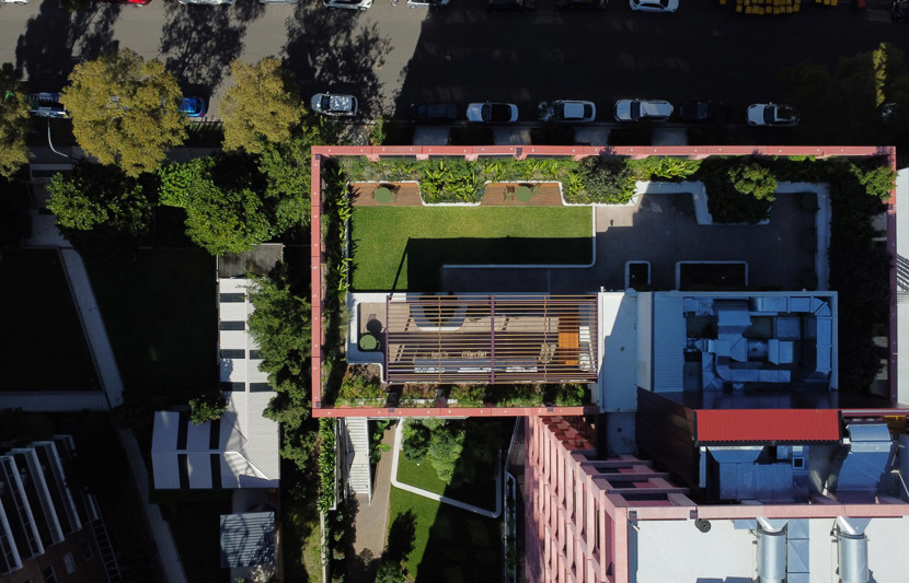 Iglu student accommodation birdseye view 