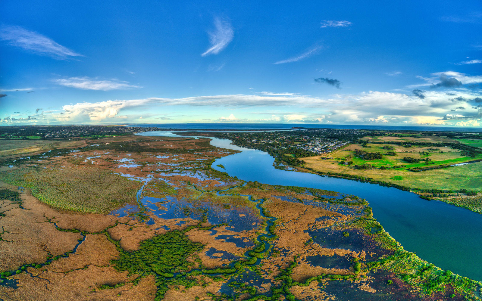 Vast expanse of Australia's waterways